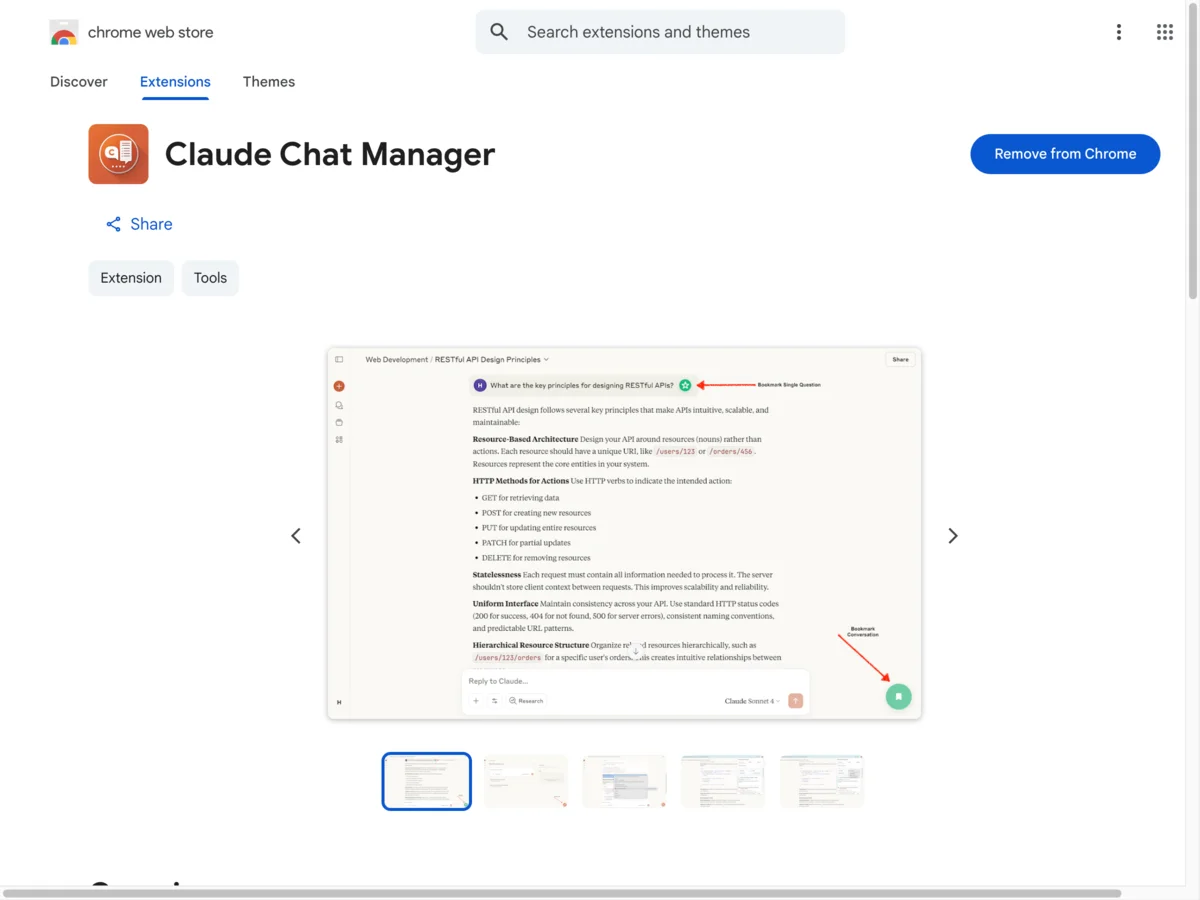 Claude Chat Manager