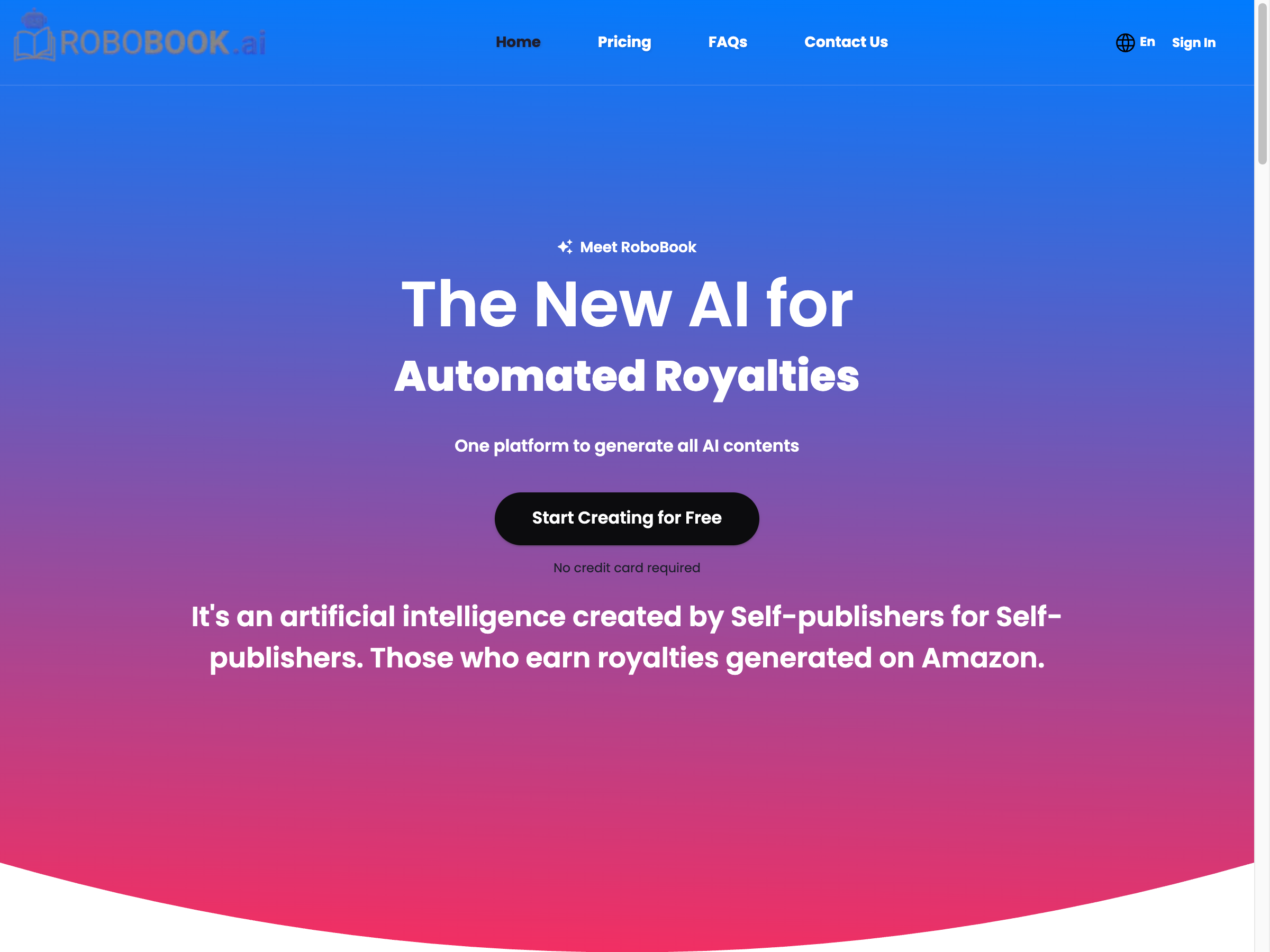 Robobook.ai Screenshot